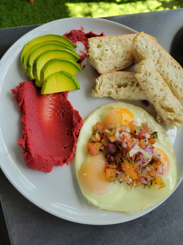 Bottega Eggs Avocado Bread Pinones Beach