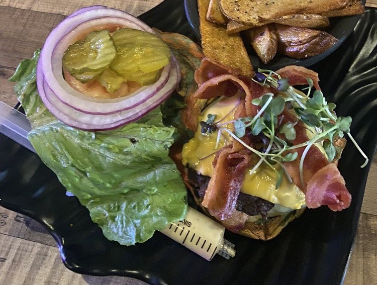 Burgers Mayo Lab Bacon Burger Pinones Beach