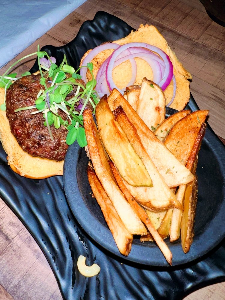Burgers Mayo Lab Burger Wedges Pinones Beach