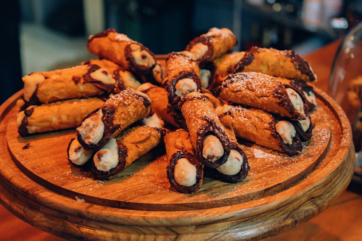 Cafe Serrano Cannoli Dessert Pinones Beach