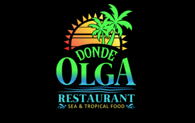 Donde Olga Restaurant Logo Pinones Beach
