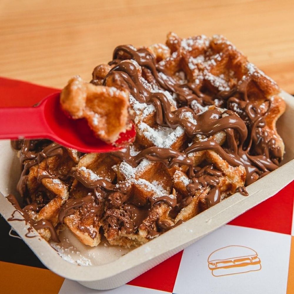 Egg Joint Chocolate Waffle Pinones Beach