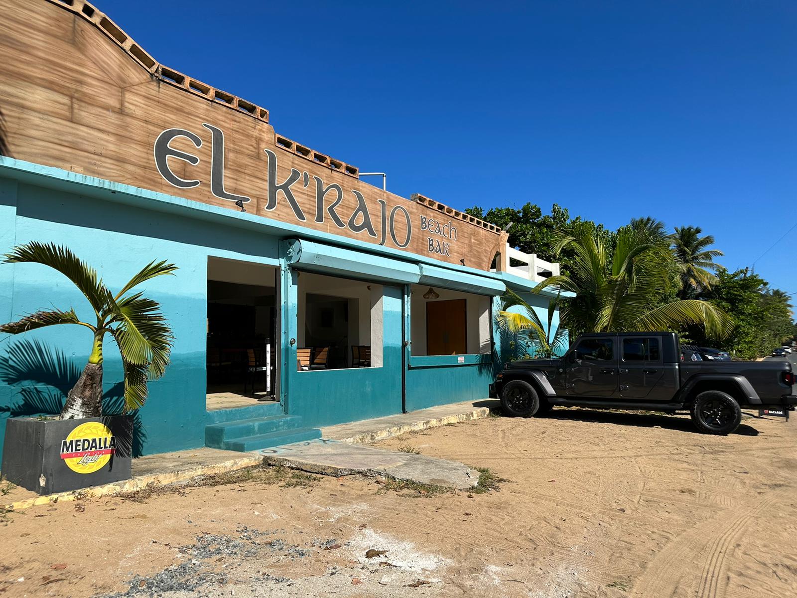 El Krajo Beach Bar Front Entrance Pinones Beach