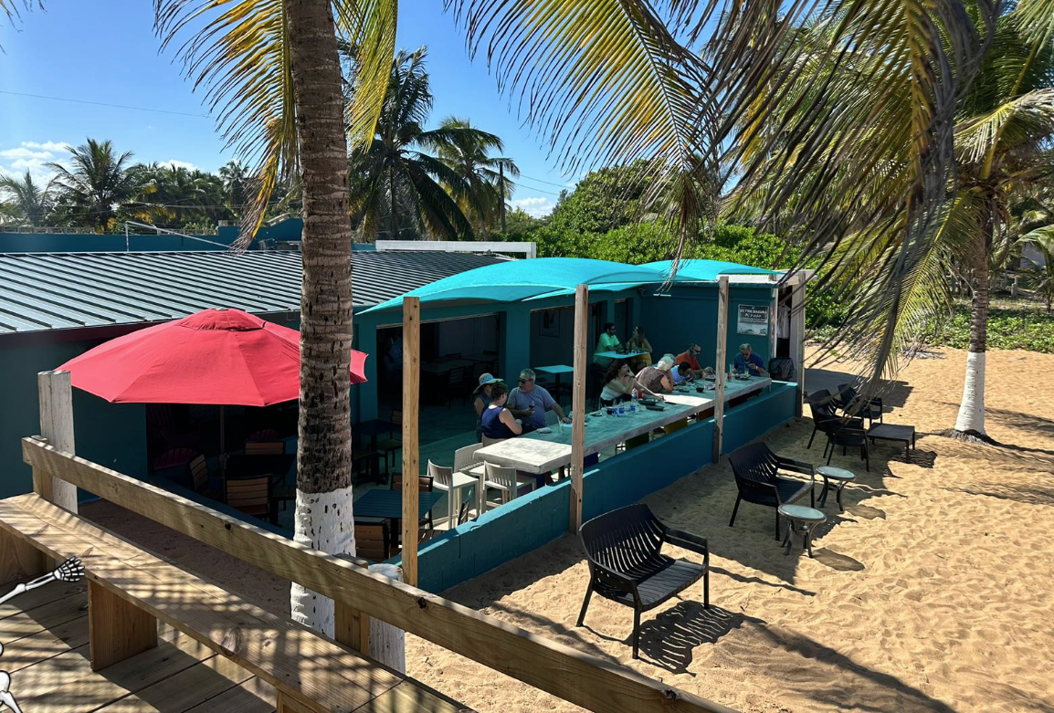 El Krajo Beach Bar Outdoor Tables Pinones Beach