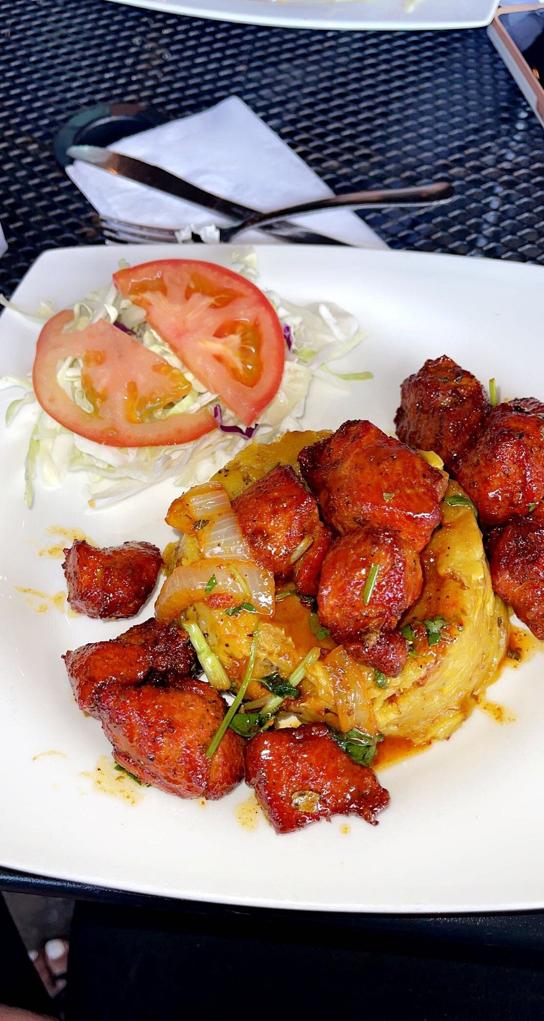 El Nuevo Acuario Fried Pork Mofongo Pinones Beach
