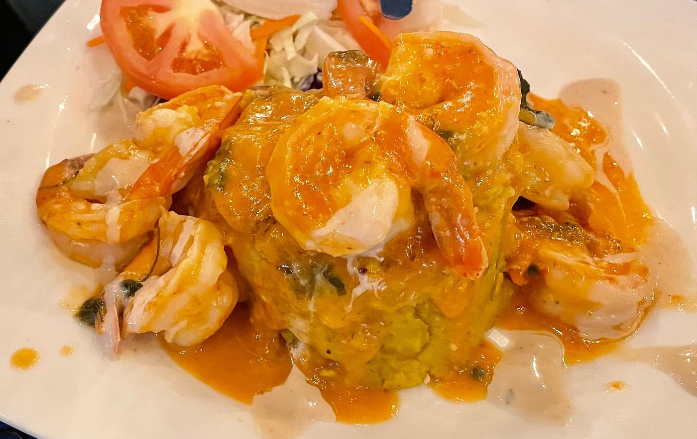 El Nuevo Acuario Fried Shrimp Plate Pinones Beach