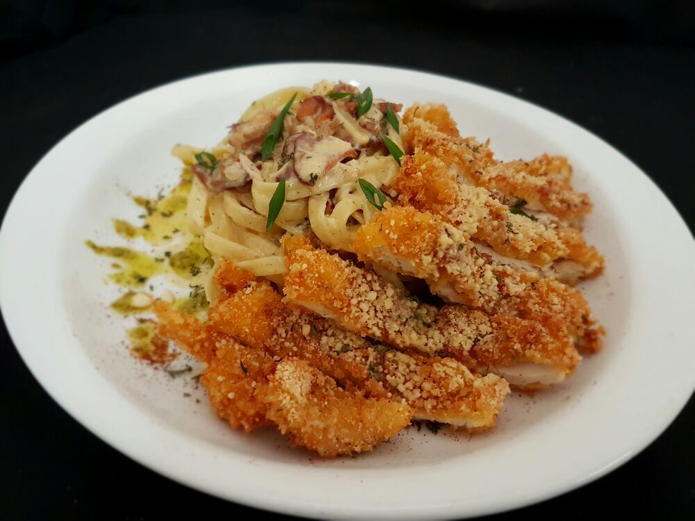 El Parrilla Breaded Chicken Dish Pinones Beach