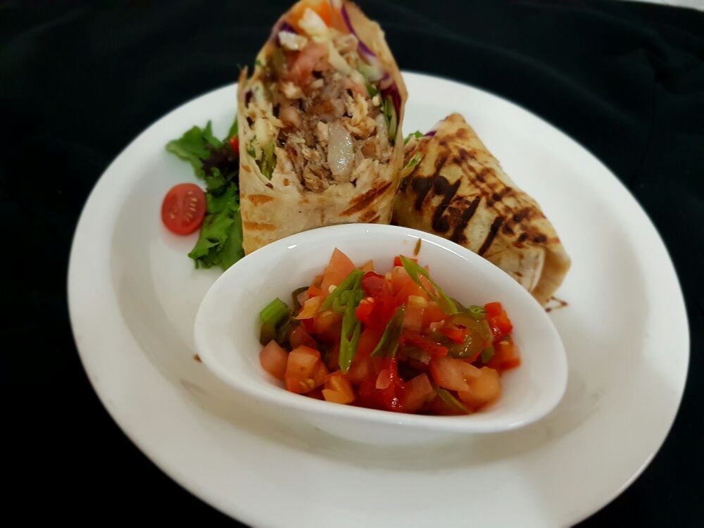 El Parrilla Stuffed Chicken Wrap Pinones Beach