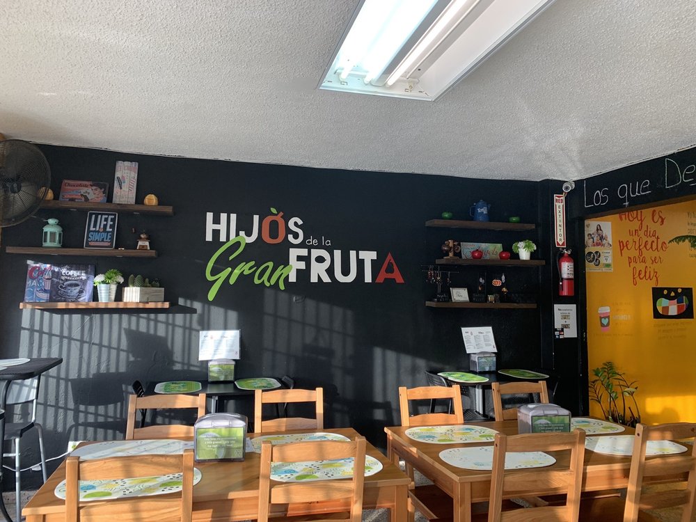Hijos De La Gran Fruta Restaurant Interior Pinones Beach