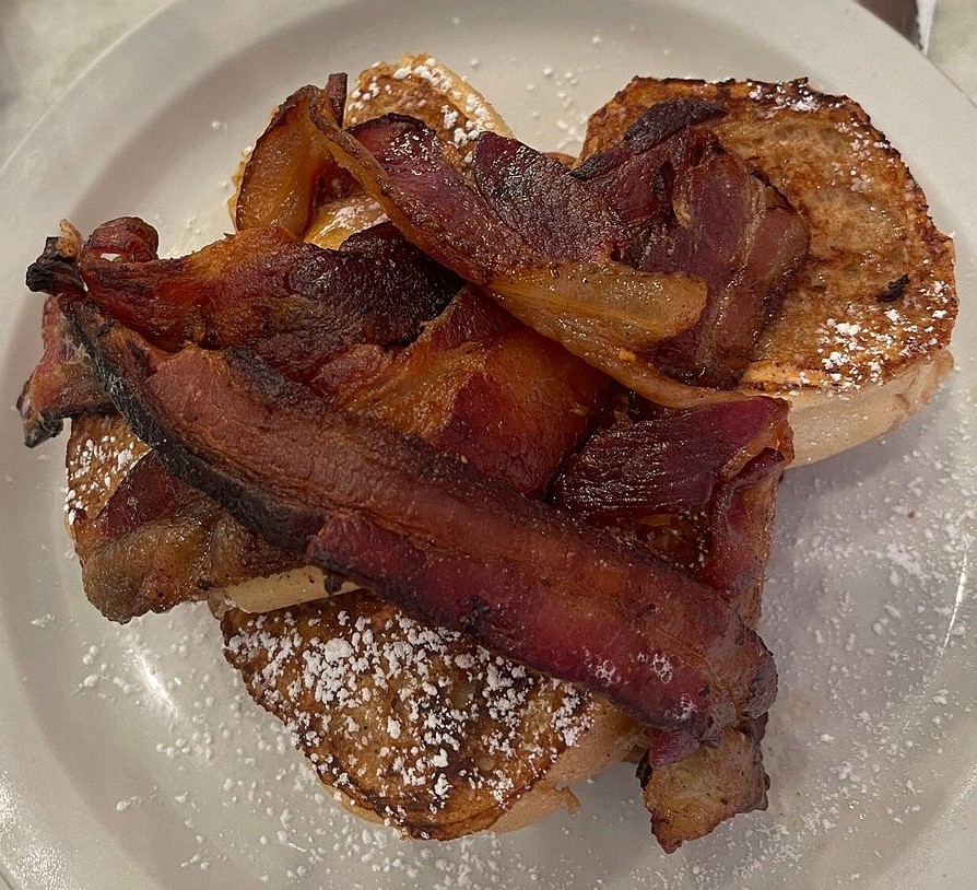 Pinkys French Toast Bacon Breakfast Pinones Beach