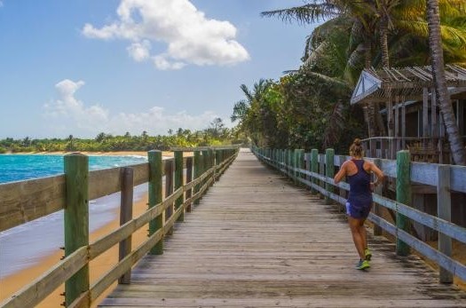 Pinones Beach Boardwalk Jogging Loiza