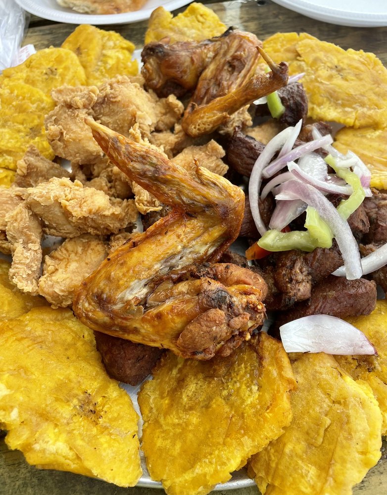 Pinones Beach Los Barriles Puerto Rico Tostones