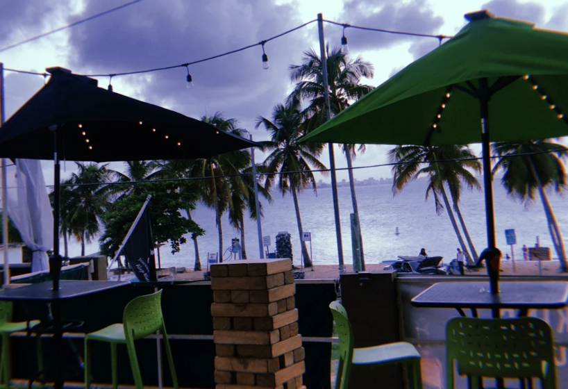 Suncity Rooftop Beach Bar Outdoor View Pinones Beach